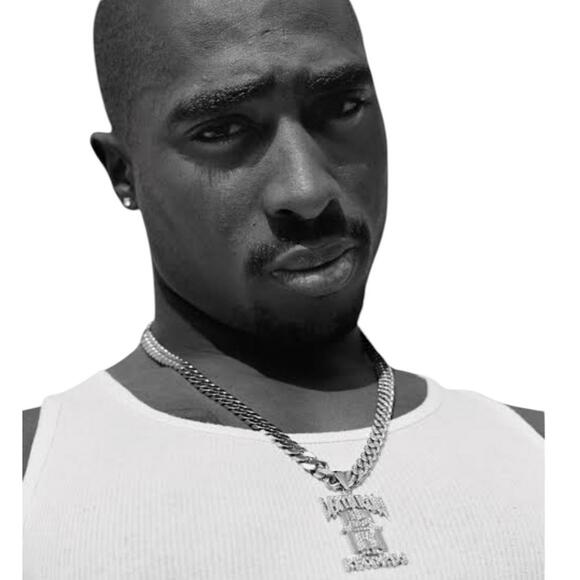 Death Row Records (Chain)-(Silver)-(New)-(Zirconia)-$35.00 - Picture 4 of 5